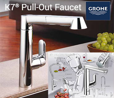 Now At Gps The Grohe K7 Pull Out Faucet General Plumbing Supply